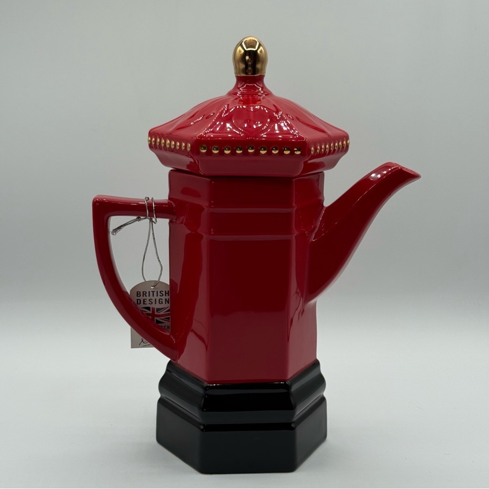 London Pottery Tourist Teapot With Lid "post Box" Memories of London Collection - Picture 8 of 16